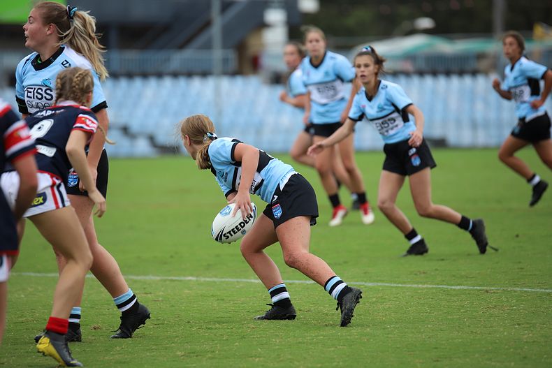 2020 Tarsha Gale Cup – Rnd 6 – Sharks v Roosters (1st Half)