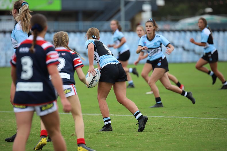 2020 Tarsha Gale Cup – Rnd 6 – Sharks v Roosters (1st Half)