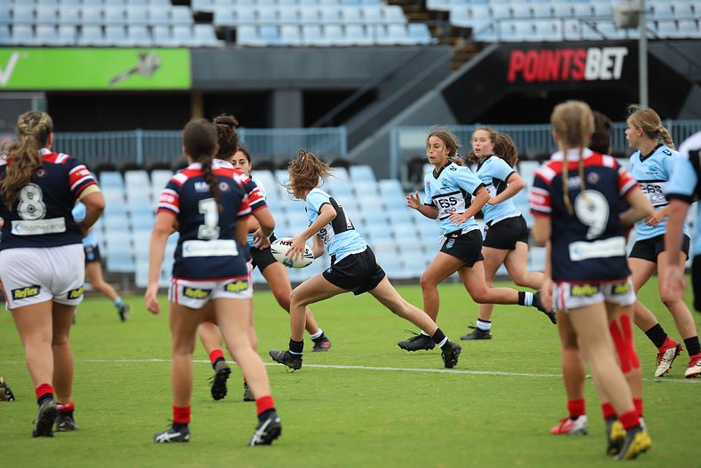 2020 Tarsha Gale Cup – Rnd 6 – Sharks v Roosters (1st Half)