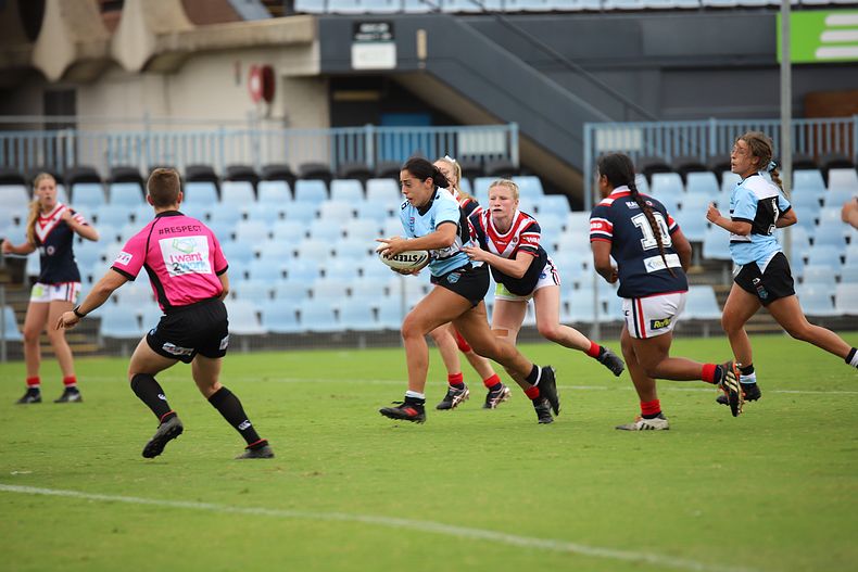 2020 Tarsha Gale Cup – Rnd 6 – Sharks v Roosters (1st Half)