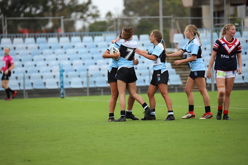 2020 Tarsha Gale Cup – Rnd 6 – Sharks v Roosters (1st Half)