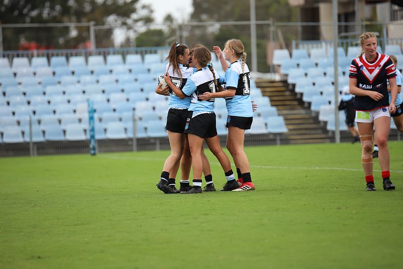 2020 Tarsha Gale Cup – Rnd 6 – Sharks v Roosters (1st Half)