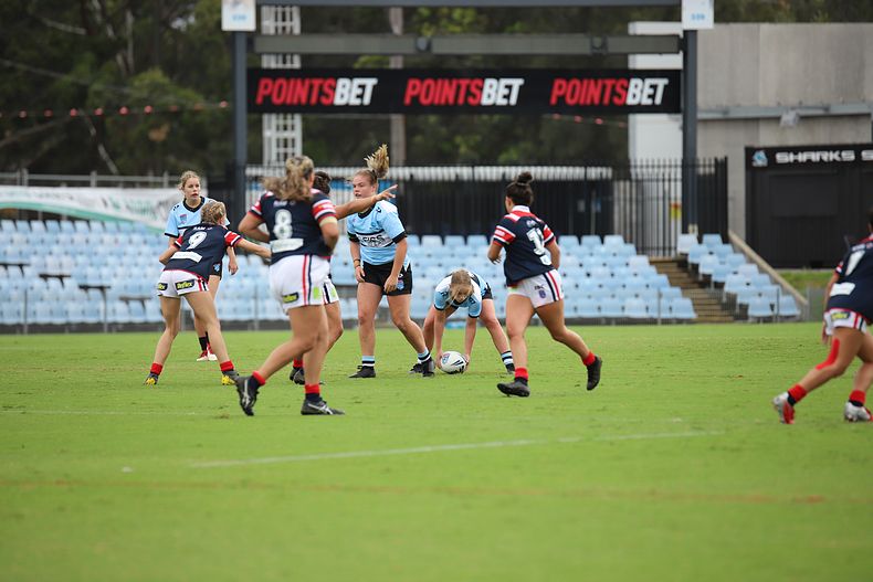 2020 Tarsha Gale Cup – Rnd 6 – Sharks v Roosters (1st Half)