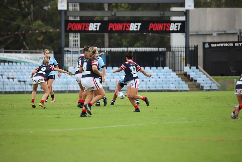 2020 Tarsha Gale Cup – Rnd 6 – Sharks v Roosters (1st Half)