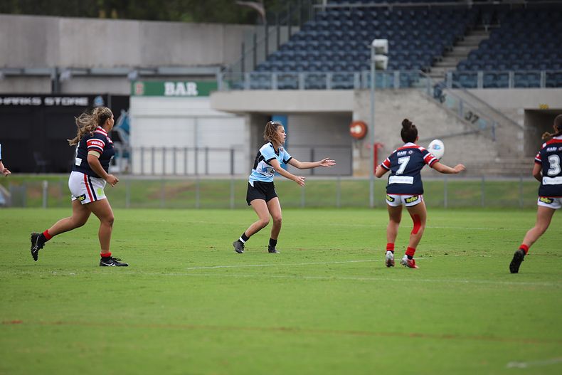 2020 Tarsha Gale Cup – Rnd 6 – Sharks v Roosters (1st Half)