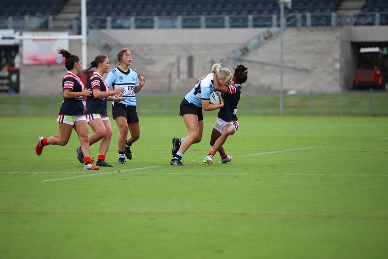 2020 Tarsha Gale Cup – Rnd 6 – Sharks v Roosters (1st Half)