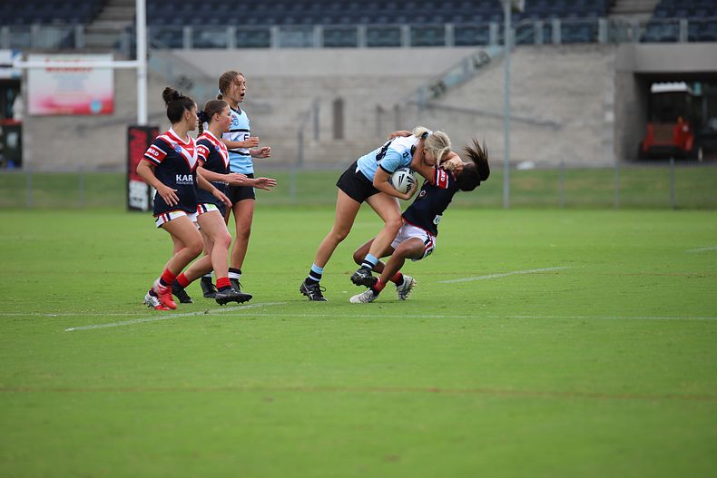 2020 Tarsha Gale Cup – Rnd 6 – Sharks v Roosters (1st Half)