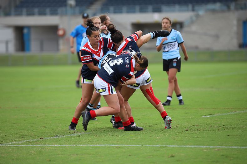 2020 Tarsha Gale Cup – Rnd 6 – Sharks v Roosters (1st Half)