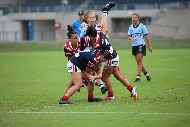 2020 Tarsha Gale Cup – Rnd 6 – Sharks v Roosters (1st Half)