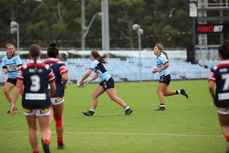 2020 Tarsha Gale Cup – Rnd 6 – Sharks v Roosters (1st Half)