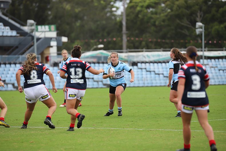 2020 Tarsha Gale Cup – Rnd 6 – Sharks v Roosters (1st Half)