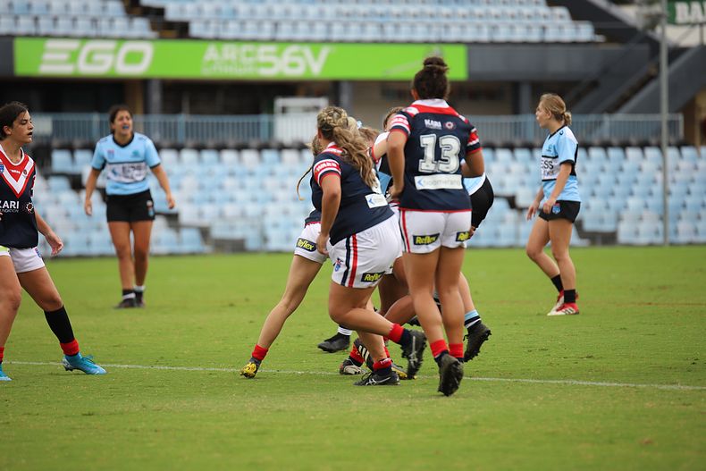 2020 Tarsha Gale Cup – Rnd 6 – Sharks v Roosters (1st Half)