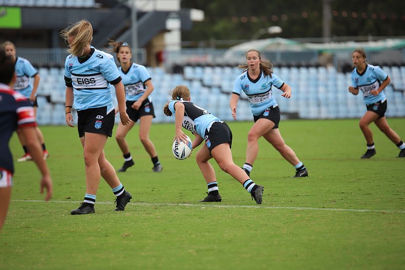 2020 Tarsha Gale Cup – Rnd 6 – Sharks v Roosters (1st Half)