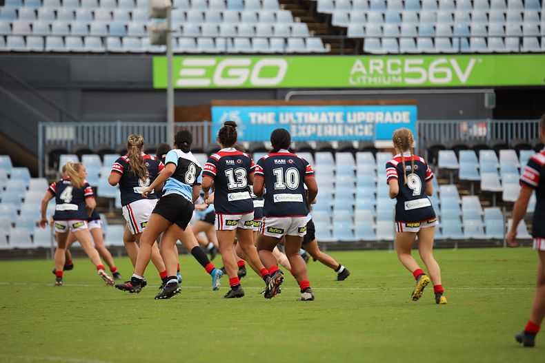 2020 Tarsha Gale Cup – Rnd 6 – Sharks v Roosters (1st Half)