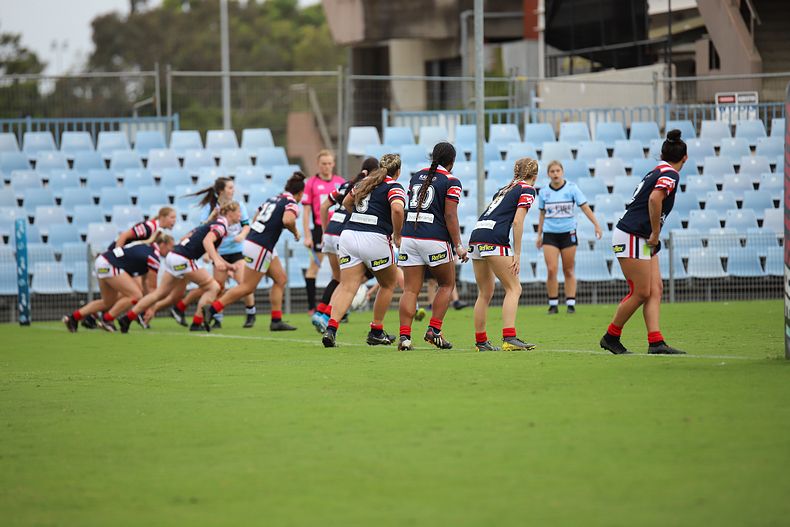 2020 Tarsha Gale Cup – Rnd 6 – Sharks v Roosters (1st Half)