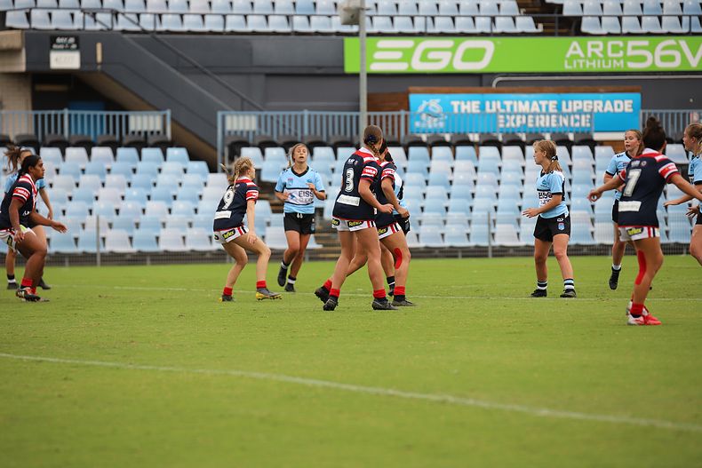 2020 Tarsha Gale Cup – Rnd 6 – Sharks v Roosters (1st Half)