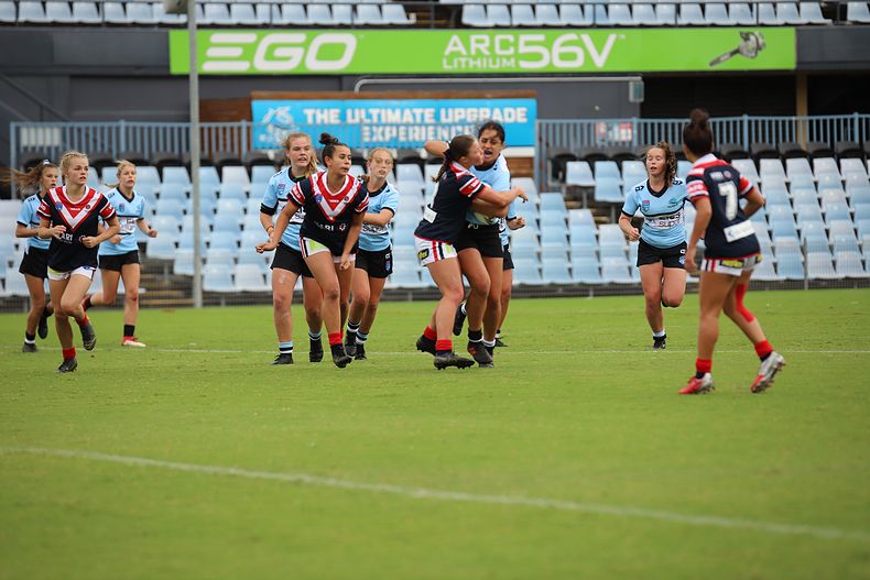 2020 Tarsha Gale Cup – Rnd 6 – Sharks v Roosters (1st Half)