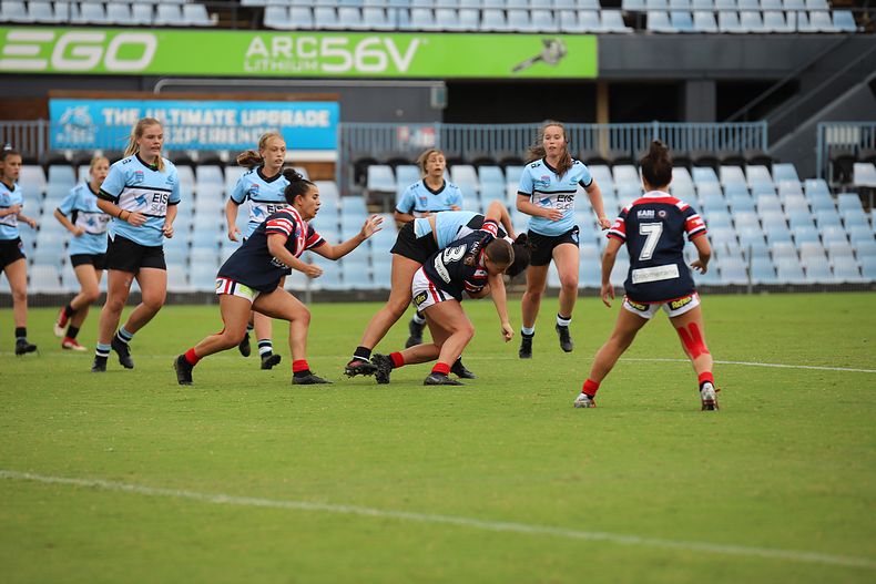 2020 Tarsha Gale Cup – Rnd 6 – Sharks v Roosters (1st Half)