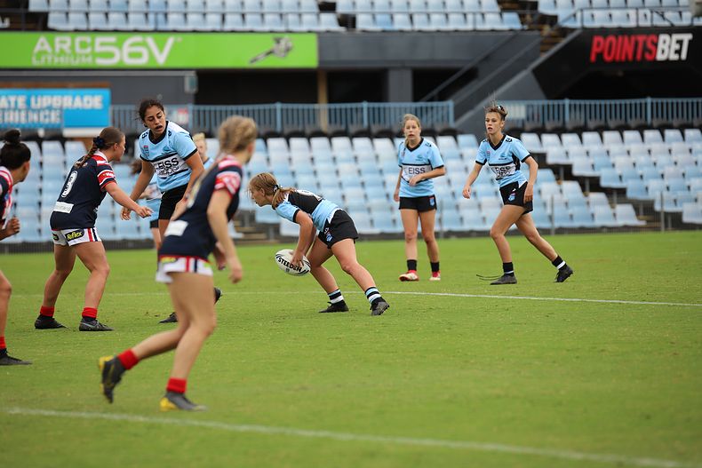2020 Tarsha Gale Cup – Rnd 6 – Sharks v Roosters (1st Half)