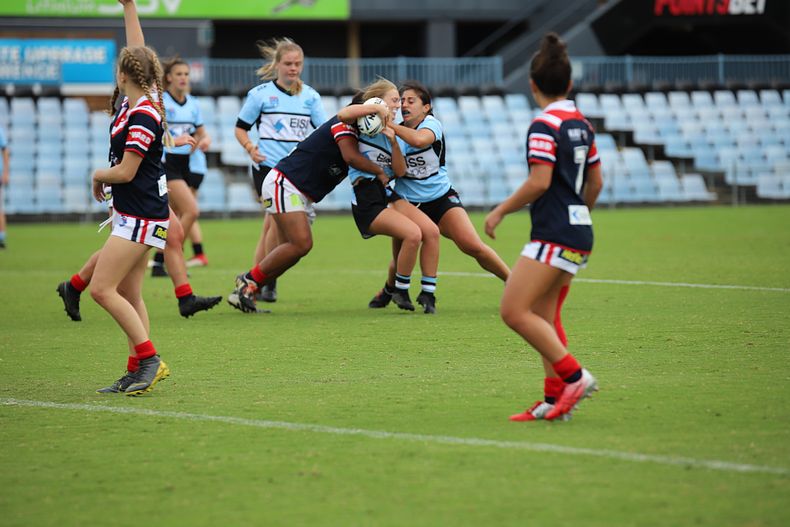 2020 Tarsha Gale Cup – Rnd 6 – Sharks v Roosters (1st Half)