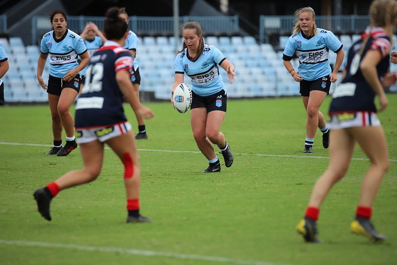 2020 Tarsha Gale Cup – Rnd 6 – Sharks v Roosters (1st Half)