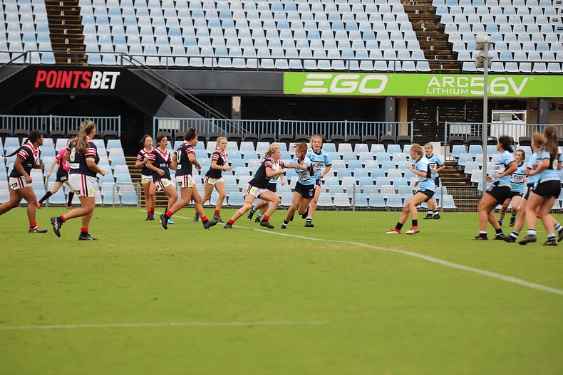 2020 Tarsha Gale Cup – Rnd 6 – Sharks v Roosters (1st Half)