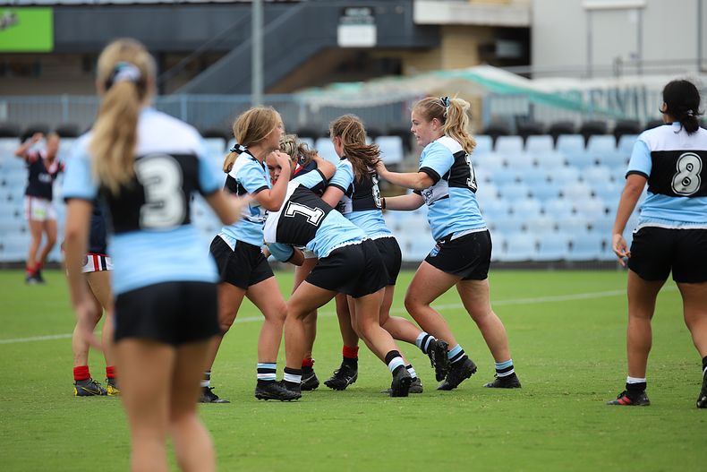 2020 Tarsha Gale Cup – Rnd 6 – Sharks v Roosters (1st Half)