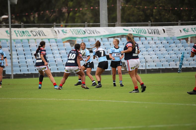 2020 Tarsha Gale Cup – Rnd 6 – Sharks v Roosters (1st Half)