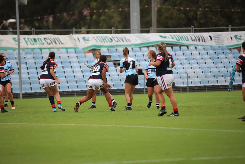 2020 Tarsha Gale Cup – Rnd 6 – Sharks v Roosters (1st Half)
