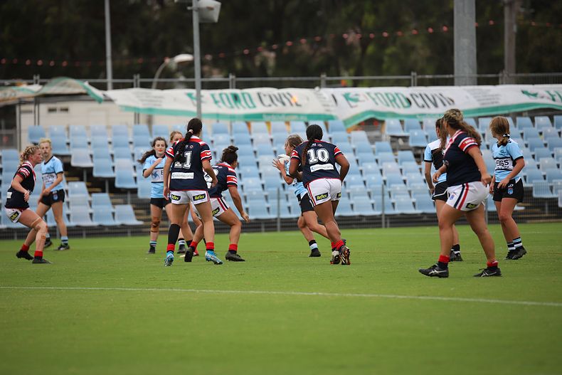 2020 Tarsha Gale Cup – Rnd 6 – Sharks v Roosters (1st Half)