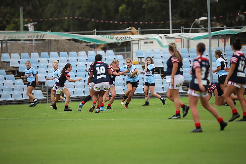 2020 Tarsha Gale Cup – Rnd 6 – Sharks v Roosters (1st Half)