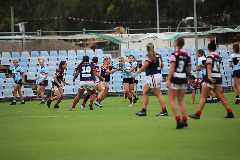 2020 Tarsha Gale Cup – Rnd 6 – Sharks v Roosters (1st Half)