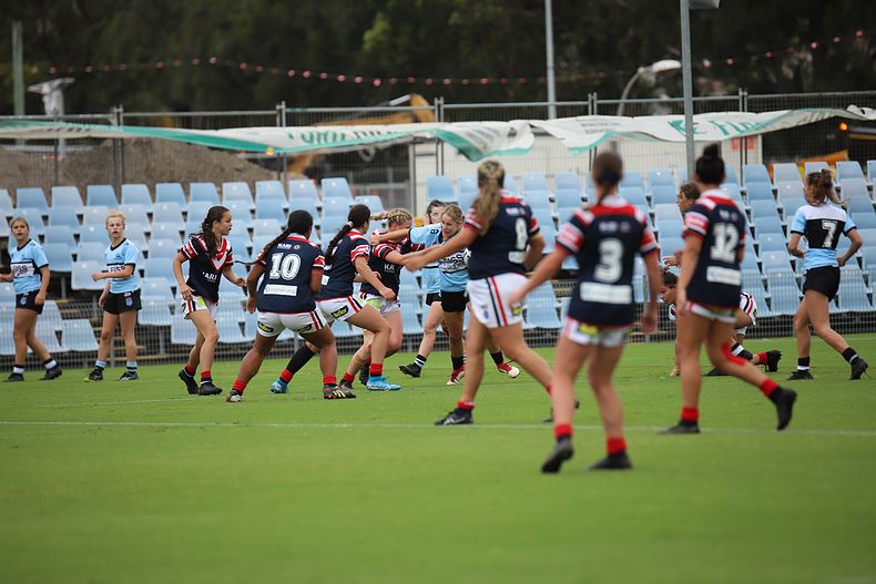 2020 Tarsha Gale Cup – Rnd 6 – Sharks v Roosters (1st Half)