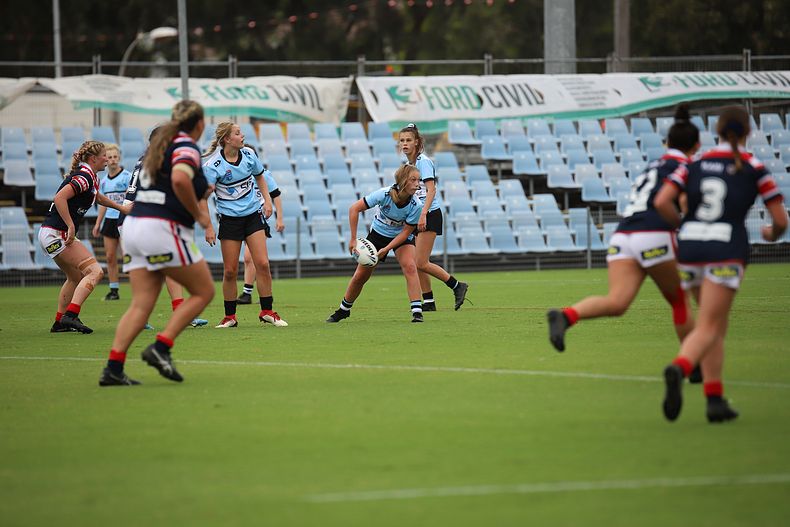 2020 Tarsha Gale Cup – Rnd 6 – Sharks v Roosters (1st Half)