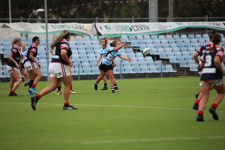 2020 Tarsha Gale Cup – Rnd 6 – Sharks v Roosters (1st Half)
