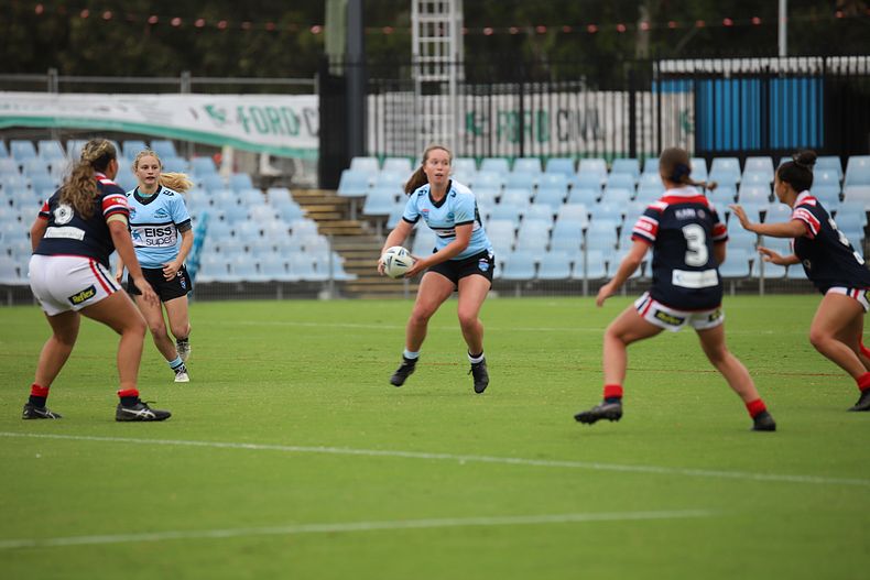 2020 Tarsha Gale Cup – Rnd 6 – Sharks v Roosters (1st Half)