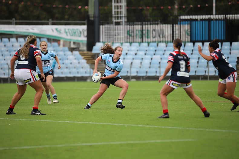 2020 Tarsha Gale Cup – Rnd 6 – Sharks v Roosters (1st Half)