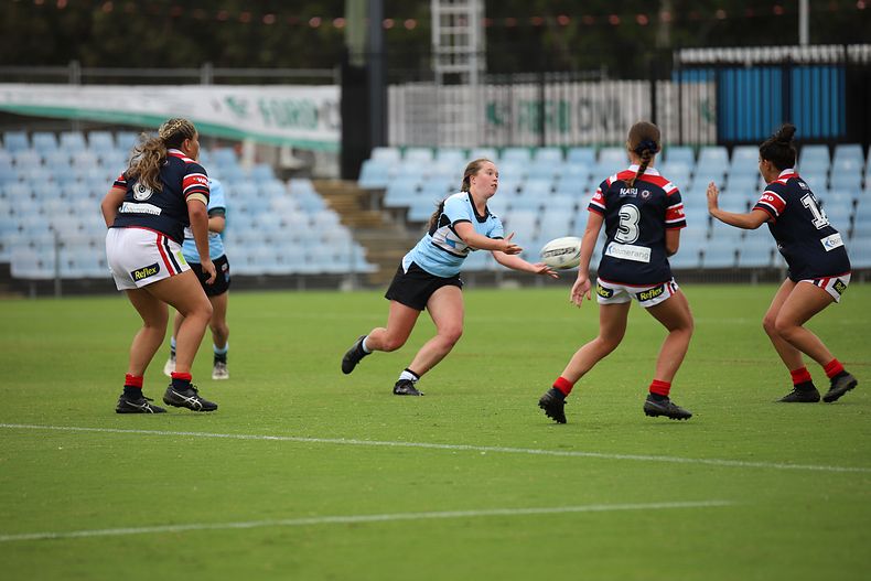 2020 Tarsha Gale Cup – Rnd 6 – Sharks v Roosters (1st Half)