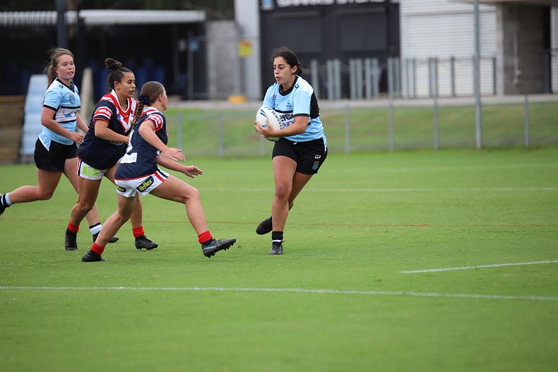 2020 Tarsha Gale Cup – Rnd 6 – Sharks v Roosters (1st Half)