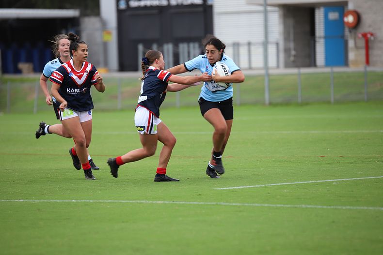 2020 Tarsha Gale Cup – Rnd 6 – Sharks v Roosters (1st Half)