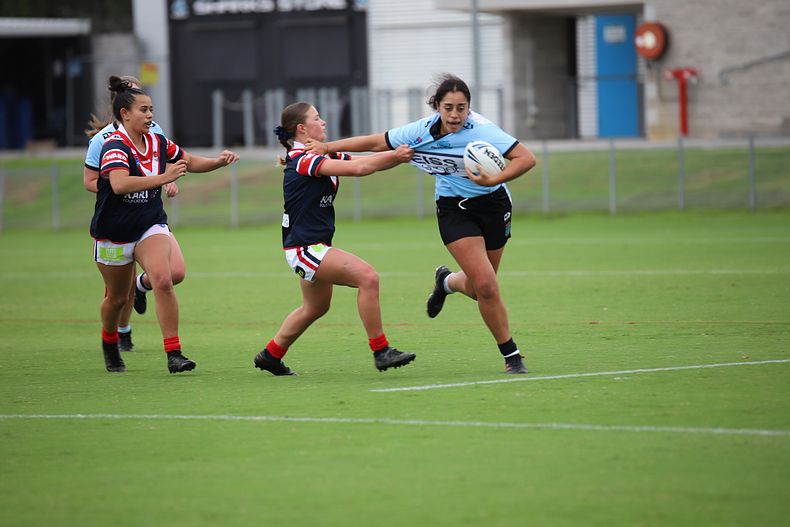 2020 Tarsha Gale Cup – Rnd 6 – Sharks v Roosters (1st Half)