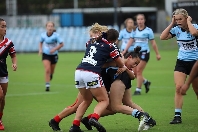 2020 Tarsha Gale Cup – Rnd 6 – Sharks v Roosters (1st Half)