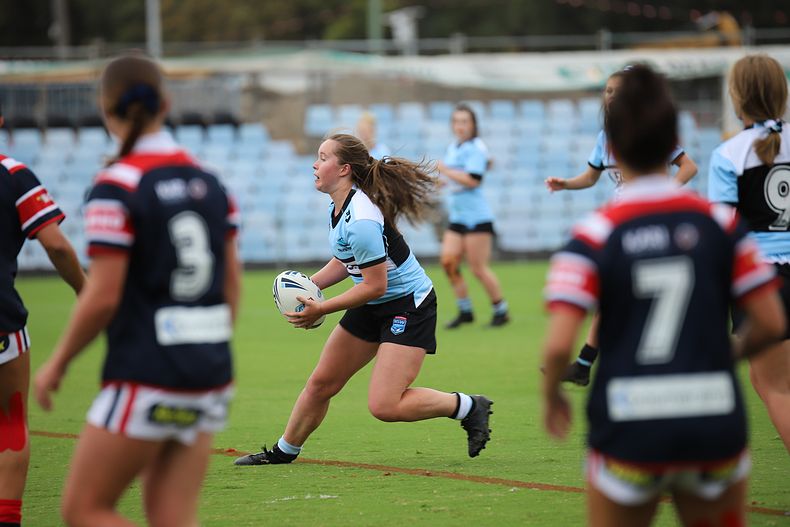 2020 Tarsha Gale Cup – Rnd 6 – Sharks v Roosters (1st Half)