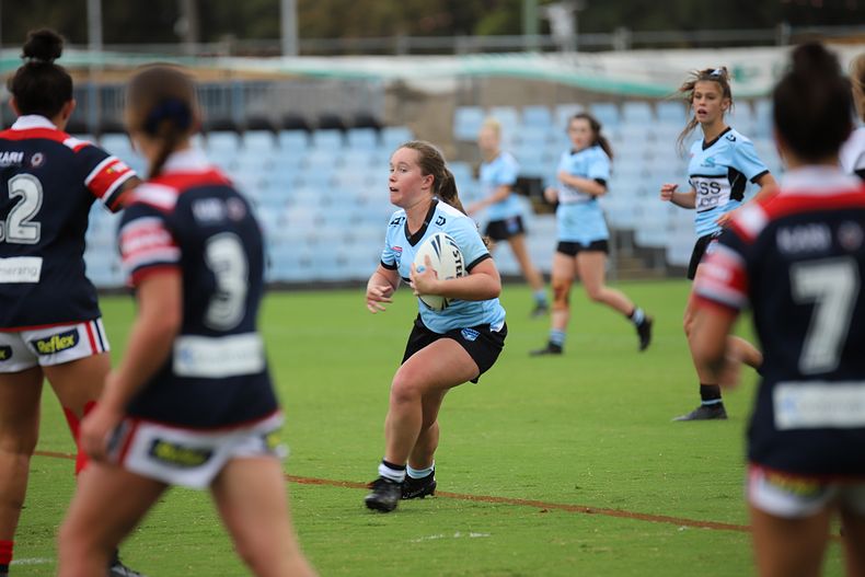 2020 Tarsha Gale Cup – Rnd 6 – Sharks v Roosters (1st Half)