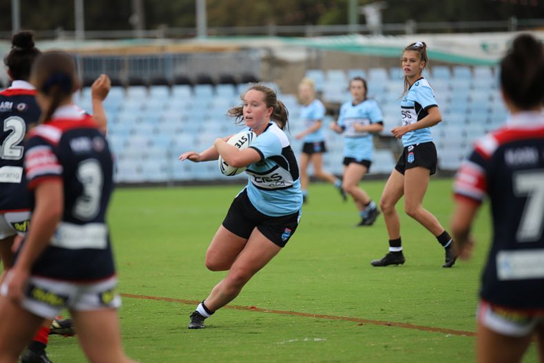 2020 Tarsha Gale Cup – Rnd 6 – Sharks v Roosters (1st Half)