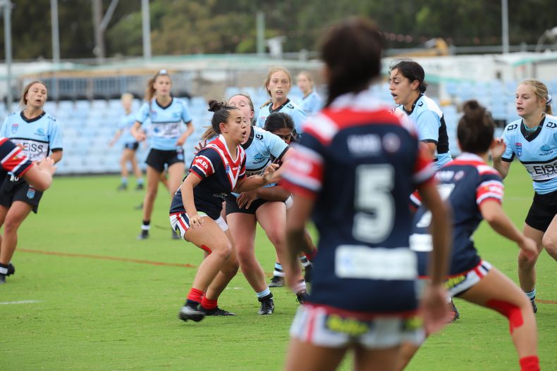 2020 Tarsha Gale Cup – Rnd 6 – Sharks v Roosters (1st Half)