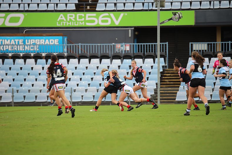 2020 Tarsha Gale Cup – Rnd 6 – Sharks v Roosters (1st Half)