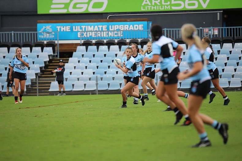 2020 Tarsha Gale Cup – Rnd 6 – Sharks v Roosters (1st Half)