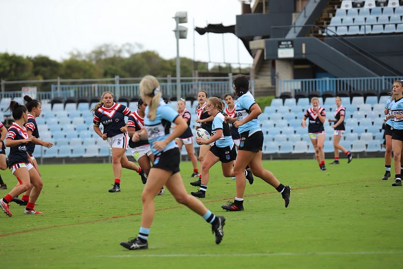 2020 Tarsha Gale Cup – Rnd 6 – Sharks v Roosters (1st Half)