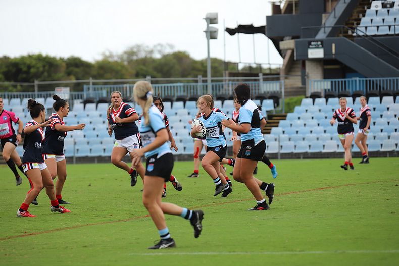 2020 Tarsha Gale Cup – Rnd 6 – Sharks v Roosters (1st Half)